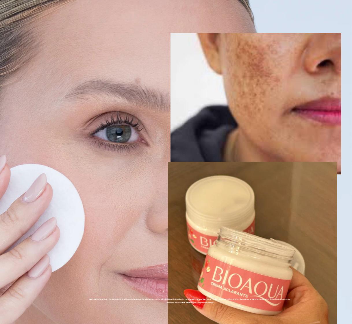 CREMA BLANQUEADORA ACLARANTE DESPIGMENTANTE BIOAQUA